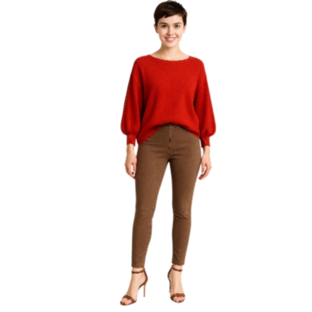 Baccini Taupe Suede Pants Size Large With A 34in Waist 29in inseam